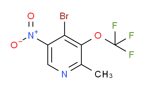 4-Bromo-2-methyl-5-nitro-3-(trifluoromethoxy)pyridine