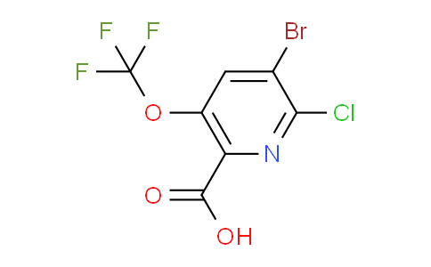 AM188263 | 1803436-80-7 | 3-Bromo-2-chloro-5-(trifluoromethoxy)pyridine-6-carboxylic acid