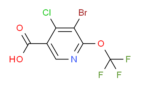 AM188265 | 1806109-36-3 | 3-Bromo-4-chloro-2-(trifluoromethoxy)pyridine-5-carboxylic acid