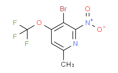 3-Bromo-6-methyl-2-nitro-4-(trifluoromethoxy)pyridine
