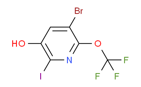 3-Bromo-5-hydroxy-6-iodo-2-(trifluoromethoxy)pyridine