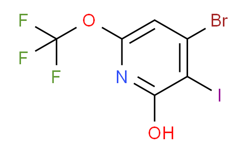 4-Bromo-2-hydroxy-3-iodo-6-(trifluoromethoxy)pyridine