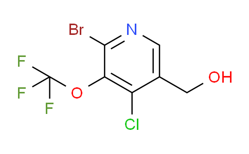 2-Bromo-4-chloro-3-(trifluoromethoxy)pyridine-5-methanol