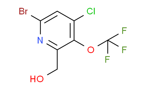 6-Bromo-4-chloro-3-(trifluoromethoxy)pyridine-2-methanol