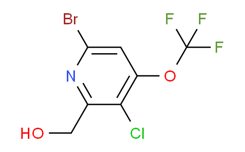 6-Bromo-3-chloro-4-(trifluoromethoxy)pyridine-2-methanol