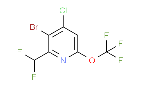 AM188338 | 1806081-28-6 | 3-Bromo-4-chloro-2-(difluoromethyl)-6-(trifluoromethoxy)pyridine