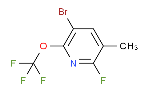 AM188341 | 1806110-95-1 | 5-Bromo-2-fluoro-3-methyl-6-(trifluoromethoxy)pyridine