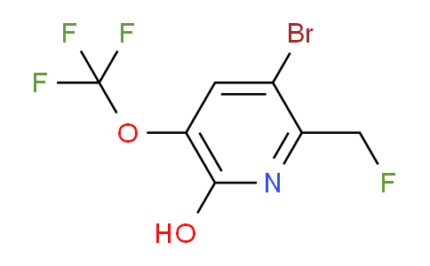 3-Bromo-2-(fluoromethyl)-6-hydroxy-5-(trifluoromethoxy)pyridine