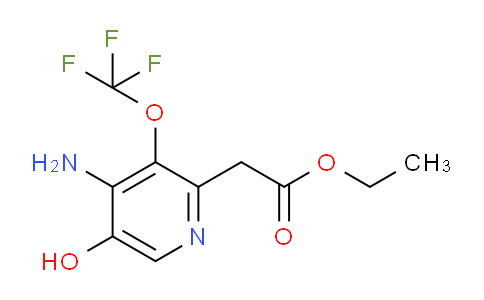 Ethyl 4-amino-5-hydroxy-3-(trifluoromethoxy)pyridine-2-acetate