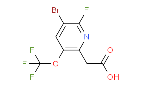 AM188361 | 1803621-54-6 | 3-Bromo-2-fluoro-5-(trifluoromethoxy)pyridine-6-acetic acid