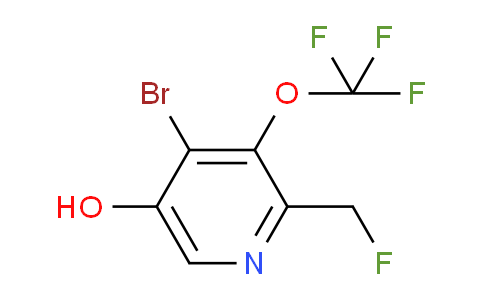 AM188366 | 1804452-21-8 | 4-Bromo-2-(fluoromethyl)-5-hydroxy-3-(trifluoromethoxy)pyridine