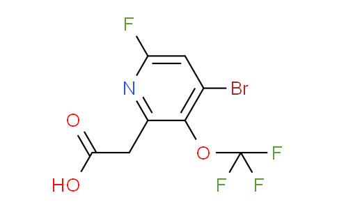 AM188372 | 1806110-17-7 | 4-Bromo-6-fluoro-3-(trifluoromethoxy)pyridine-2-acetic acid