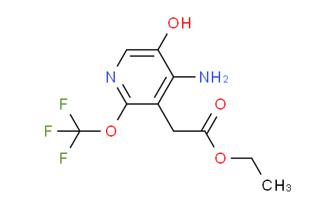 Ethyl 4-amino-5-hydroxy-2-(trifluoromethoxy)pyridine-3-acetate