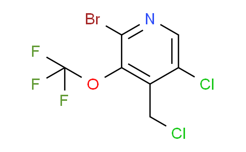 2-Bromo-5-chloro-4-(chloromethyl)-3-(trifluoromethoxy)pyridine