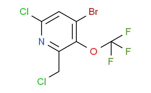 4-Bromo-6-chloro-2-(chloromethyl)-3-(trifluoromethoxy)pyridine