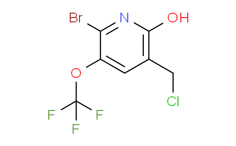 2-Bromo-5-(chloromethyl)-6-hydroxy-3-(trifluoromethoxy)pyridine