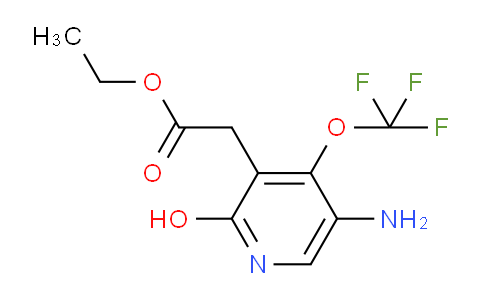 Ethyl 5-amino-2-hydroxy-4-(trifluoromethoxy)pyridine-3-acetate