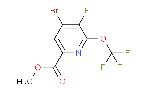 AM188423 | 1803955-39-6 | Methyl 4-bromo-3-fluoro-2-(trifluoromethoxy)pyridine-6-carboxylate