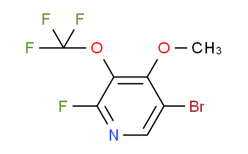 5-Bromo-2-fluoro-4-methoxy-3-(trifluoromethoxy)pyridine