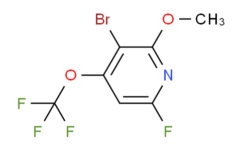 3-Bromo-6-fluoro-2-methoxy-4-(trifluoromethoxy)pyridine