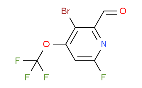 AM188445 | 1806108-23-5 | 3-Bromo-6-fluoro-4-(trifluoromethoxy)pyridine-2-carboxaldehyde