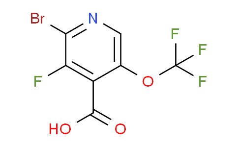 AM188447 | 1803672-50-5 | 2-Bromo-3-fluoro-5-(trifluoromethoxy)pyridine-4-carboxylic acid