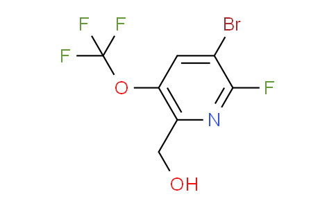 3-Bromo-2-fluoro-5-(trifluoromethoxy)pyridine-6-methanol