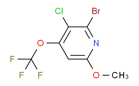 2-Bromo-3-chloro-6-methoxy-4-(trifluoromethoxy)pyridine