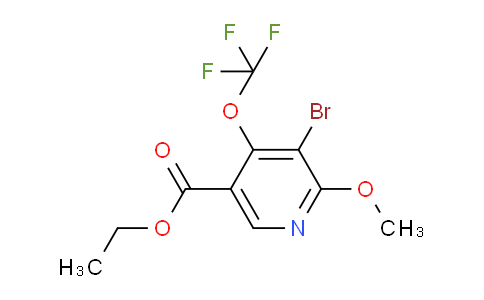 AM188496 | 1803629-93-7 | Ethyl 3-bromo-2-methoxy-4-(trifluoromethoxy)pyridine-5-carboxylate