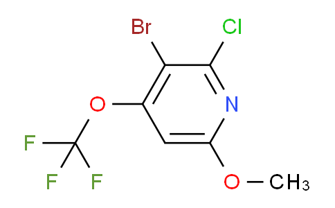 3-Bromo-2-chloro-6-methoxy-4-(trifluoromethoxy)pyridine
