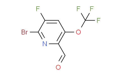 AM188500 | 1804573-31-6 | 2-Bromo-3-fluoro-5-(trifluoromethoxy)pyridine-6-carboxaldehyde