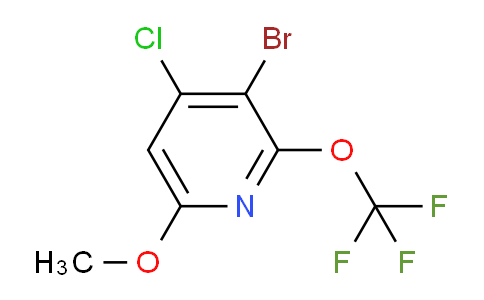 3-Bromo-4-chloro-6-methoxy-2-(trifluoromethoxy)pyridine