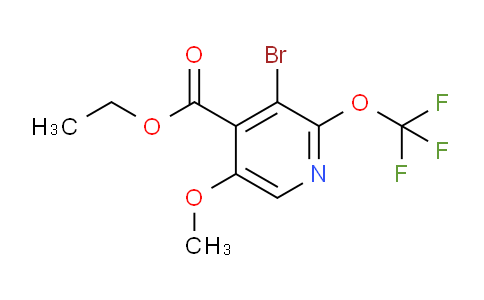 AM188506 | 1803629-97-1 | Ethyl 3-bromo-5-methoxy-2-(trifluoromethoxy)pyridine-4-carboxylate
