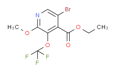 Ethyl 5-bromo-2-methoxy-3-(trifluoromethoxy)pyridine-4-carboxylate