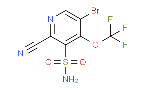 5-Bromo-2-cyano-4-(trifluoromethoxy)pyridine-3-sulfonamide