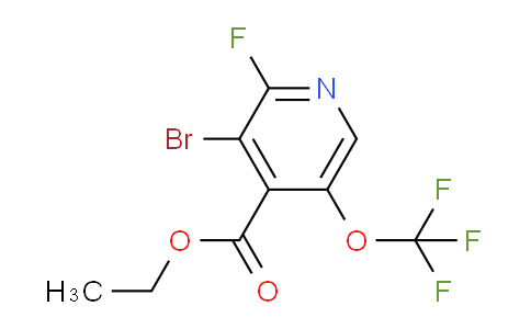 AM188521 | 1804574-54-6 | Ethyl 3-bromo-2-fluoro-5-(trifluoromethoxy)pyridine-4-carboxylate