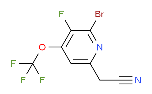 AM188536 | 1803448-59-0 | 2-Bromo-3-fluoro-4-(trifluoromethoxy)pyridine-6-acetonitrile