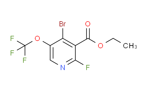 Ethyl 4-bromo-2-fluoro-5-(trifluoromethoxy)pyridine-3-carboxylate