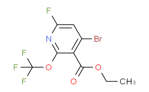 Ethyl 4-bromo-6-fluoro-2-(trifluoromethoxy)pyridine-3-carboxylate