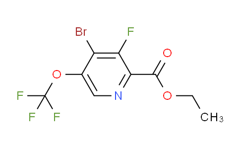 Ethyl 4-bromo-3-fluoro-5-(trifluoromethoxy)pyridine-2-carboxylate