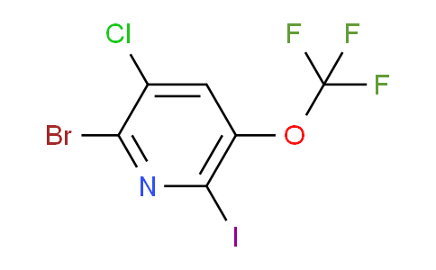 2-Bromo-3-chloro-6-iodo-5-(trifluoromethoxy)pyridine