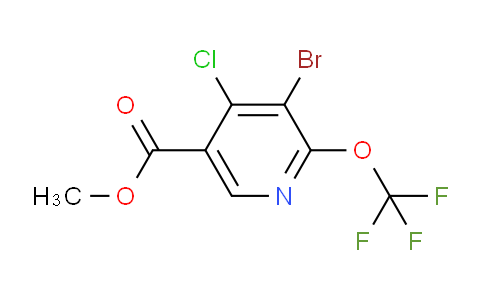 AM188550 | 1804652-47-8 | Methyl 3-bromo-4-chloro-2-(trifluoromethoxy)pyridine-5-carboxylate