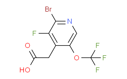 2-Bromo-3-fluoro-5-(trifluoromethoxy)pyridine-4-acetic acid