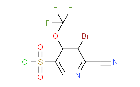 AM188555 | 1804396-23-3 | 3-Bromo-2-cyano-4-(trifluoromethoxy)pyridine-5-sulfonyl chloride