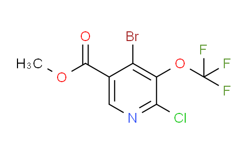 AM188557 | 1804591-84-1 | Methyl 4-bromo-2-chloro-3-(trifluoromethoxy)pyridine-5-carboxylate