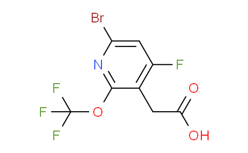 AM188562 | 1806109-67-0 | 6-Bromo-4-fluoro-2-(trifluoromethoxy)pyridine-3-acetic acid