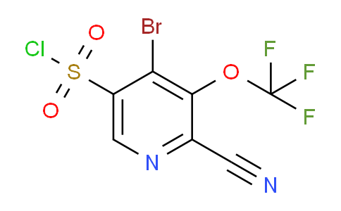 AM188573 | 1806106-56-8 | 4-Bromo-2-cyano-3-(trifluoromethoxy)pyridine-5-sulfonyl chloride