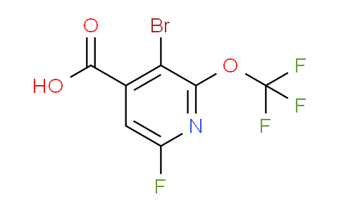 AM188574 | 1804383-81-0 | 3-Bromo-6-fluoro-2-(trifluoromethoxy)pyridine-4-carboxylic acid