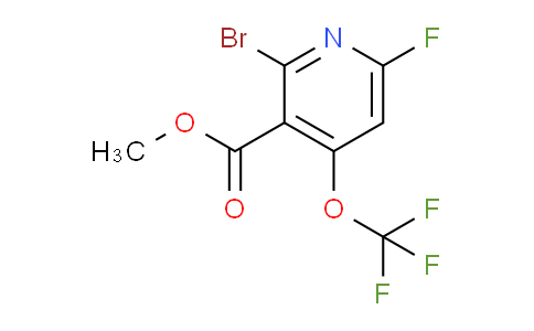 AM188586 | 1804399-22-1 | Methyl 2-bromo-6-fluoro-4-(trifluoromethoxy)pyridine-3-carboxylate