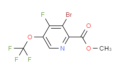 AM188591 | 1804574-12-6 | Methyl 3-bromo-4-fluoro-5-(trifluoromethoxy)pyridine-2-carboxylate